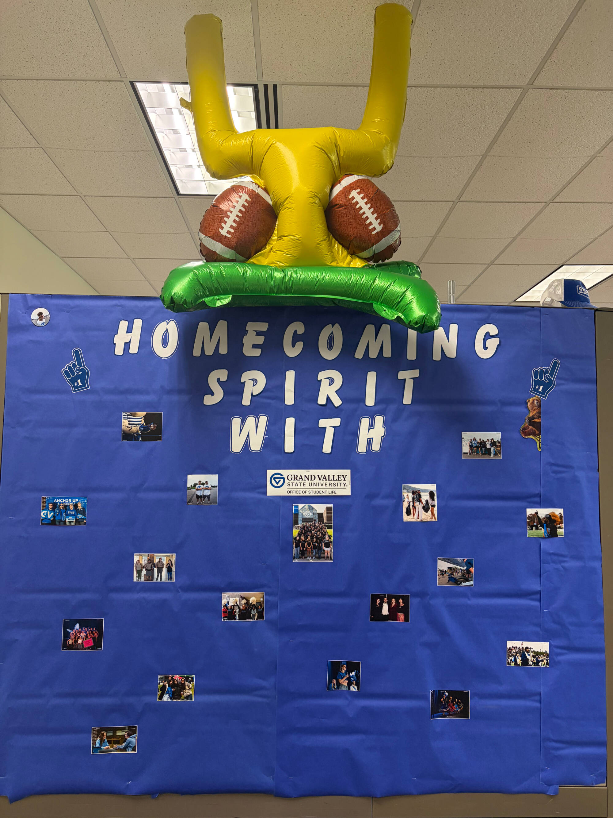Photo of homecoming decorations